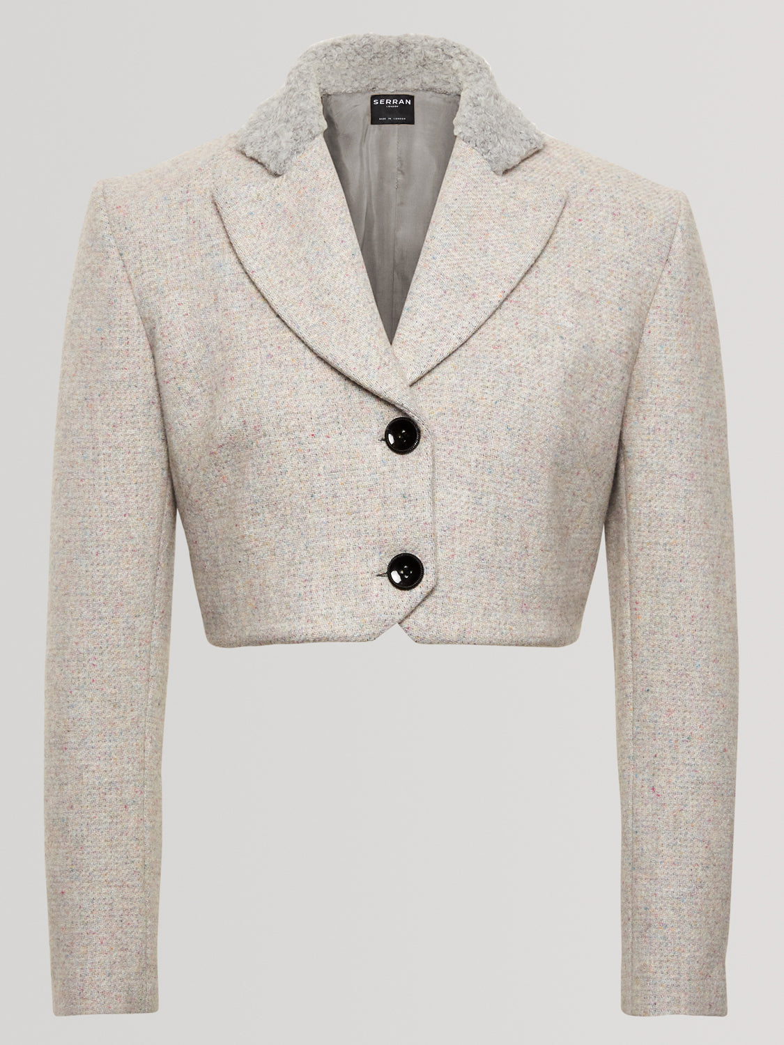 Cropped Jacket - Grey