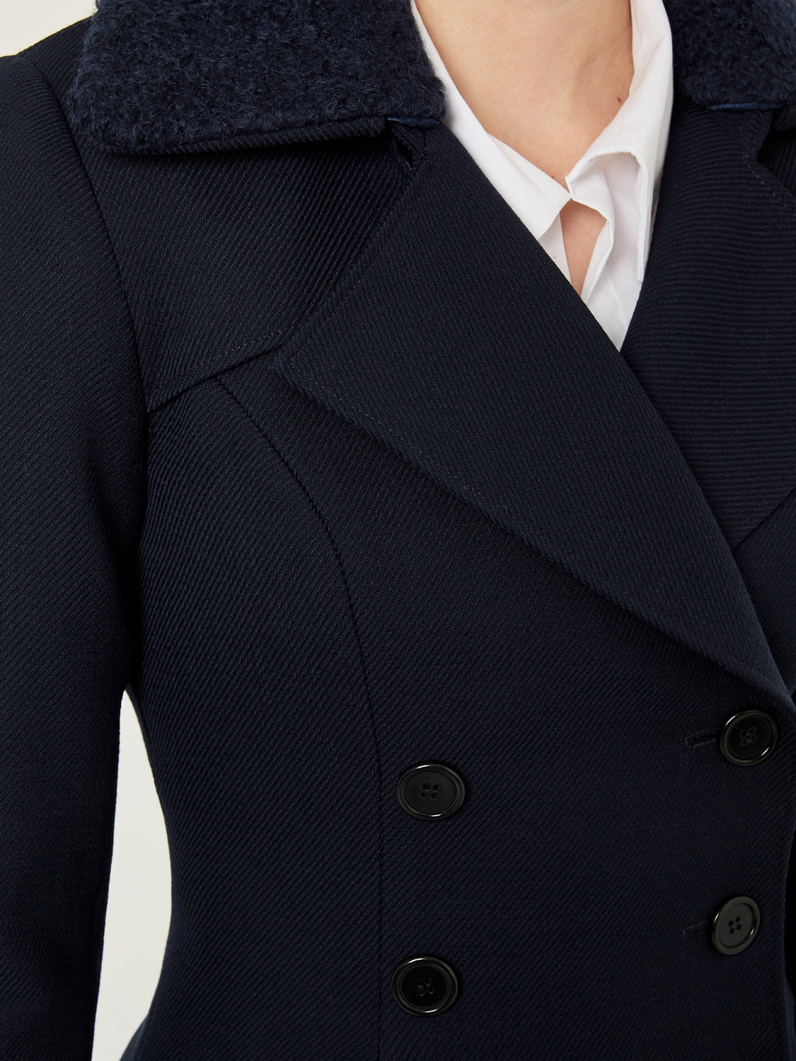 Double Breasted Flared Coat