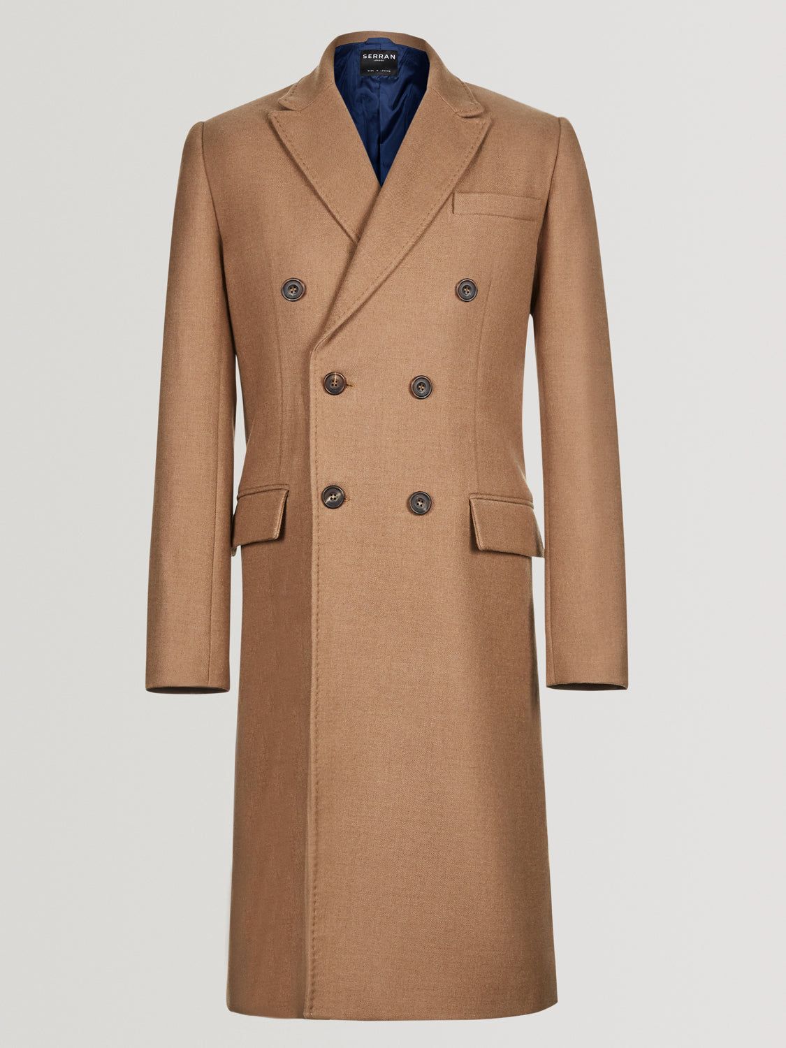 Double Breasted Coat - Brown