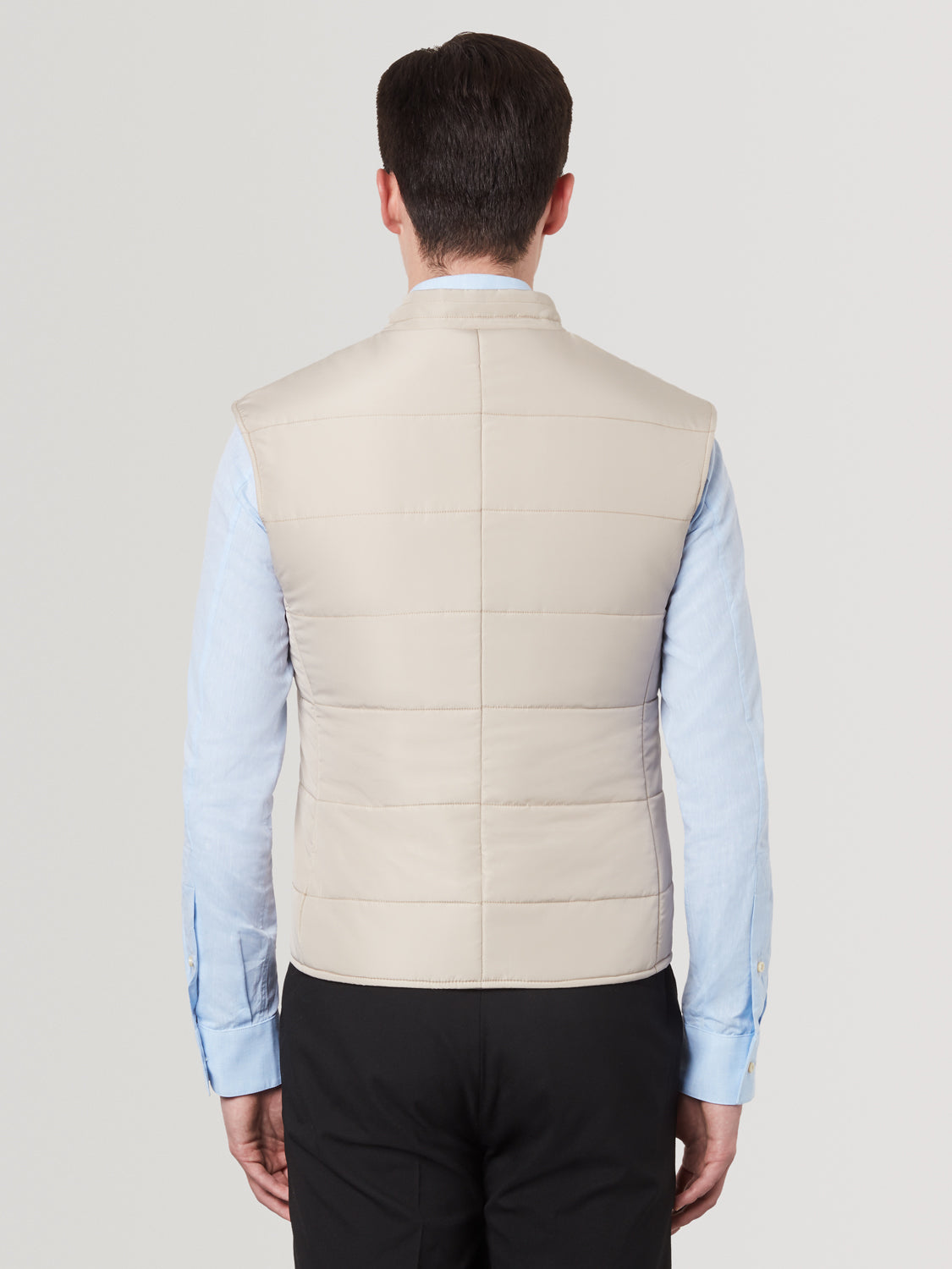 Quilted Gillet Sand
