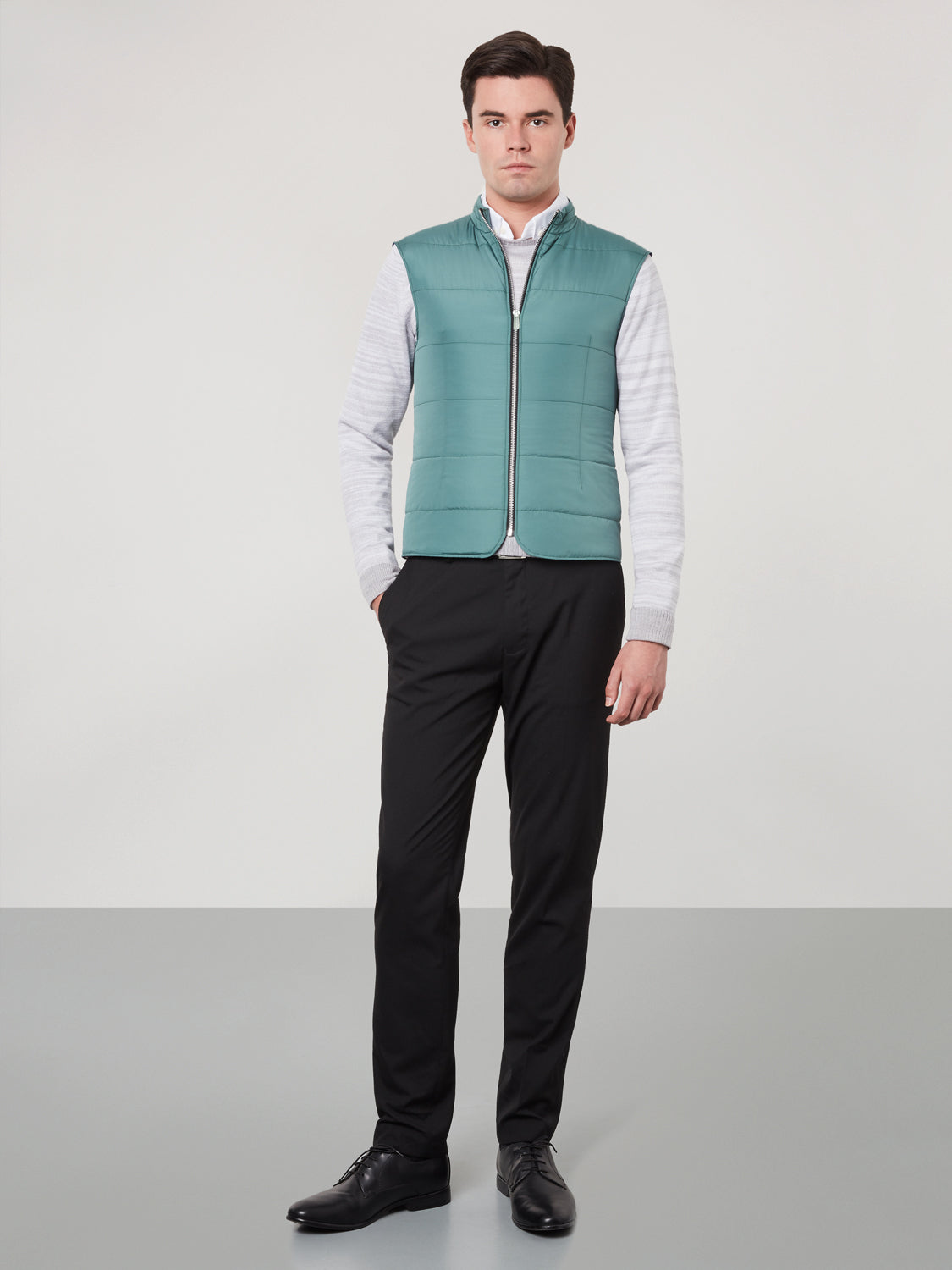 Quilted Gillet Green