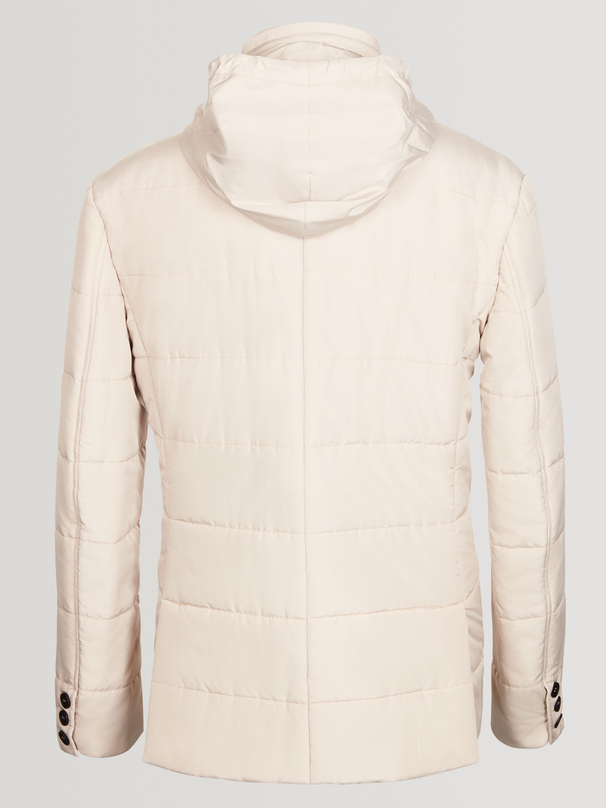Puffer Suit Jacket - Sand