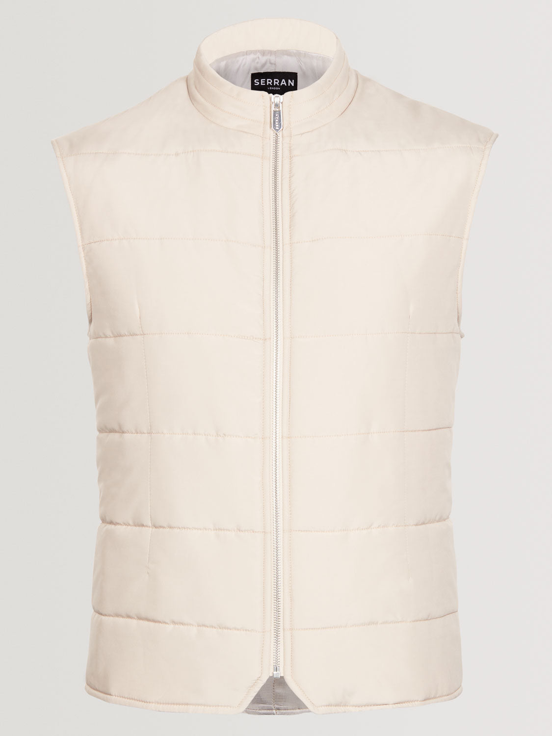 Quilted Gillet Sand