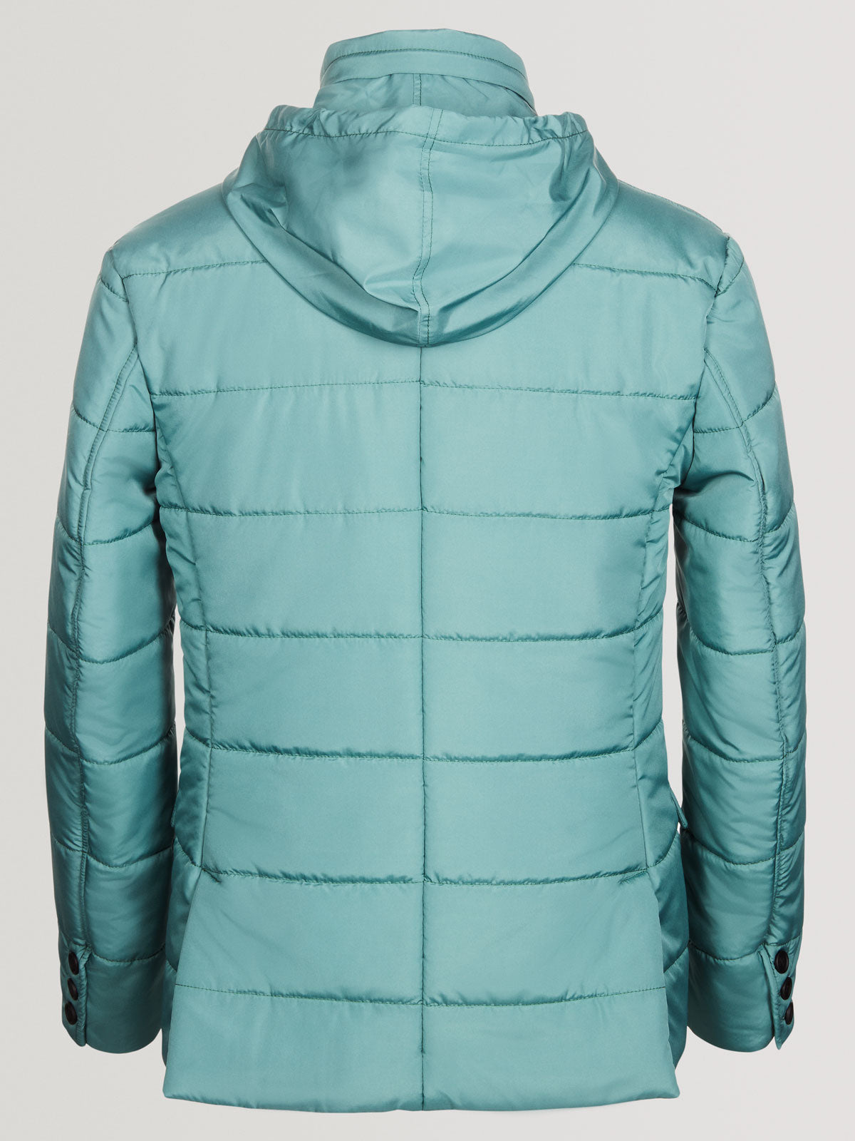 Puffer Suit Jacket - Green