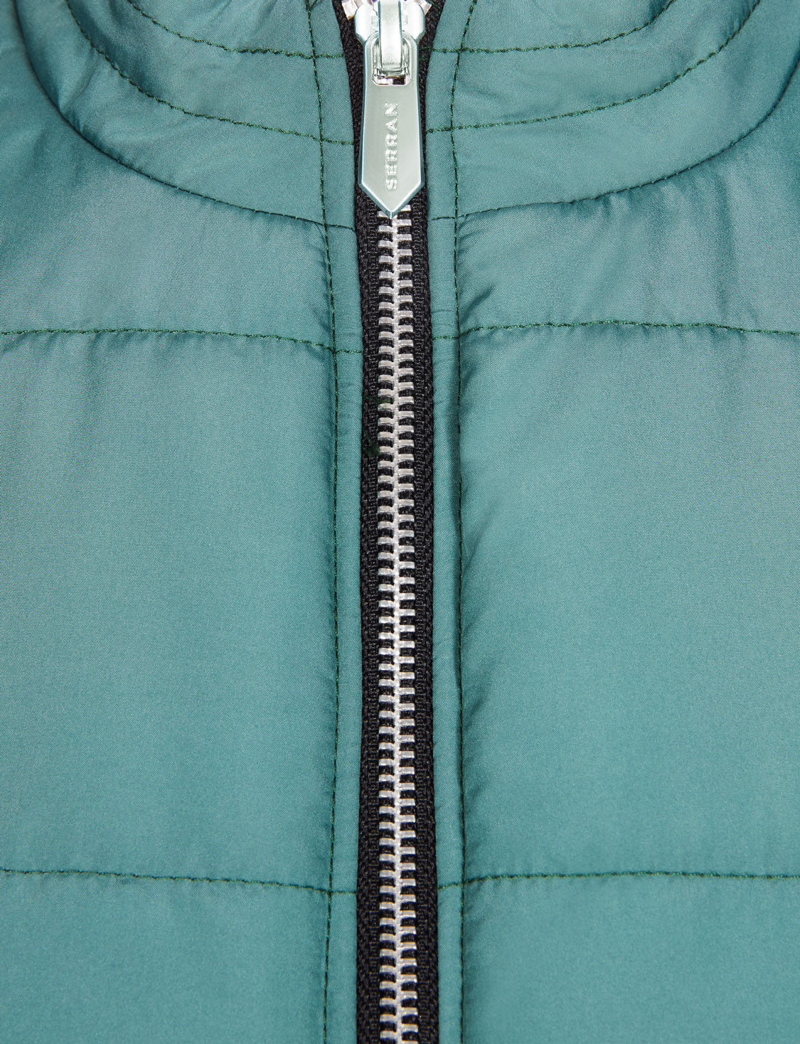 Quilted Gillet Green