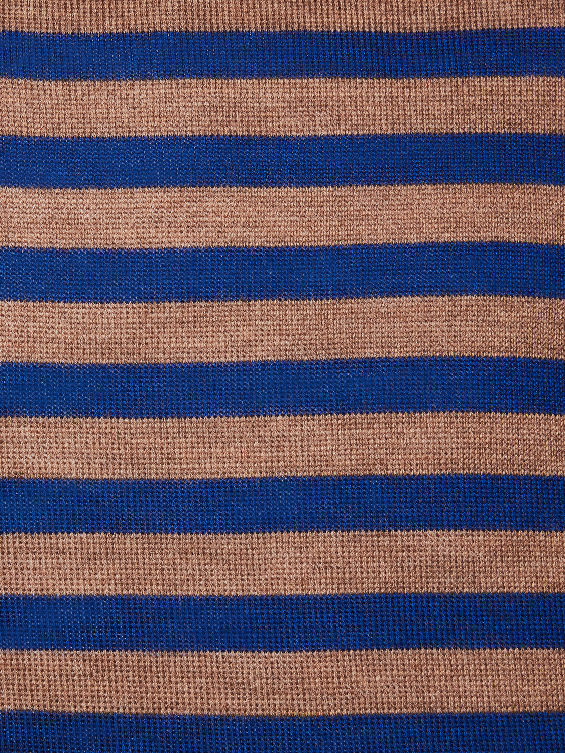 Striped Dark Navy and Caramel Brown Cushion
