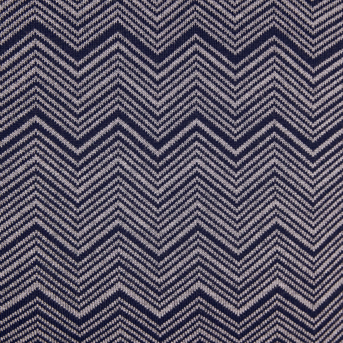 ZigZag Dark Navy and Space Grey Cushion