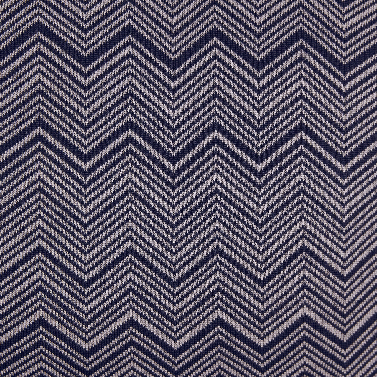 ZigZag Dark Navy and Space Grey Cushion