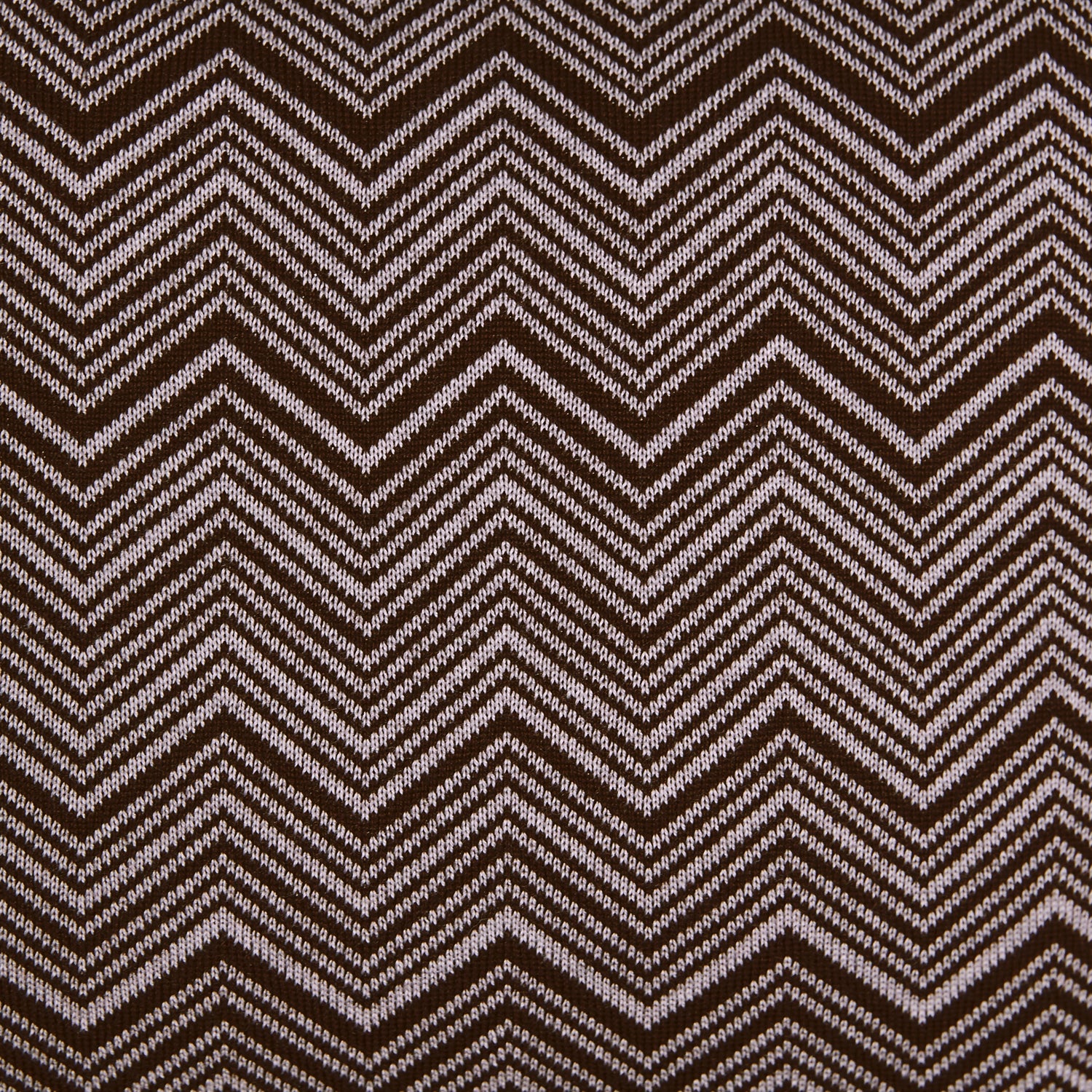 ZigZag Chocolate Brown and Cloud Grey Cushion