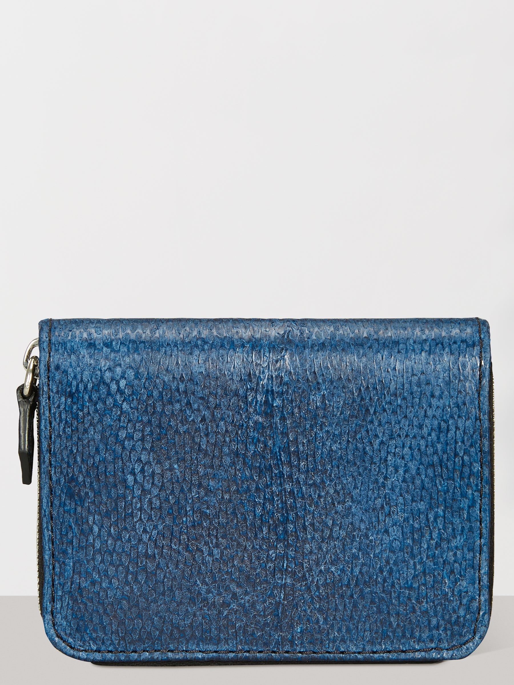 Naval Blue Zip Aquatic Card Case