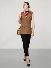 Double Breasted Sleeveless Jacket