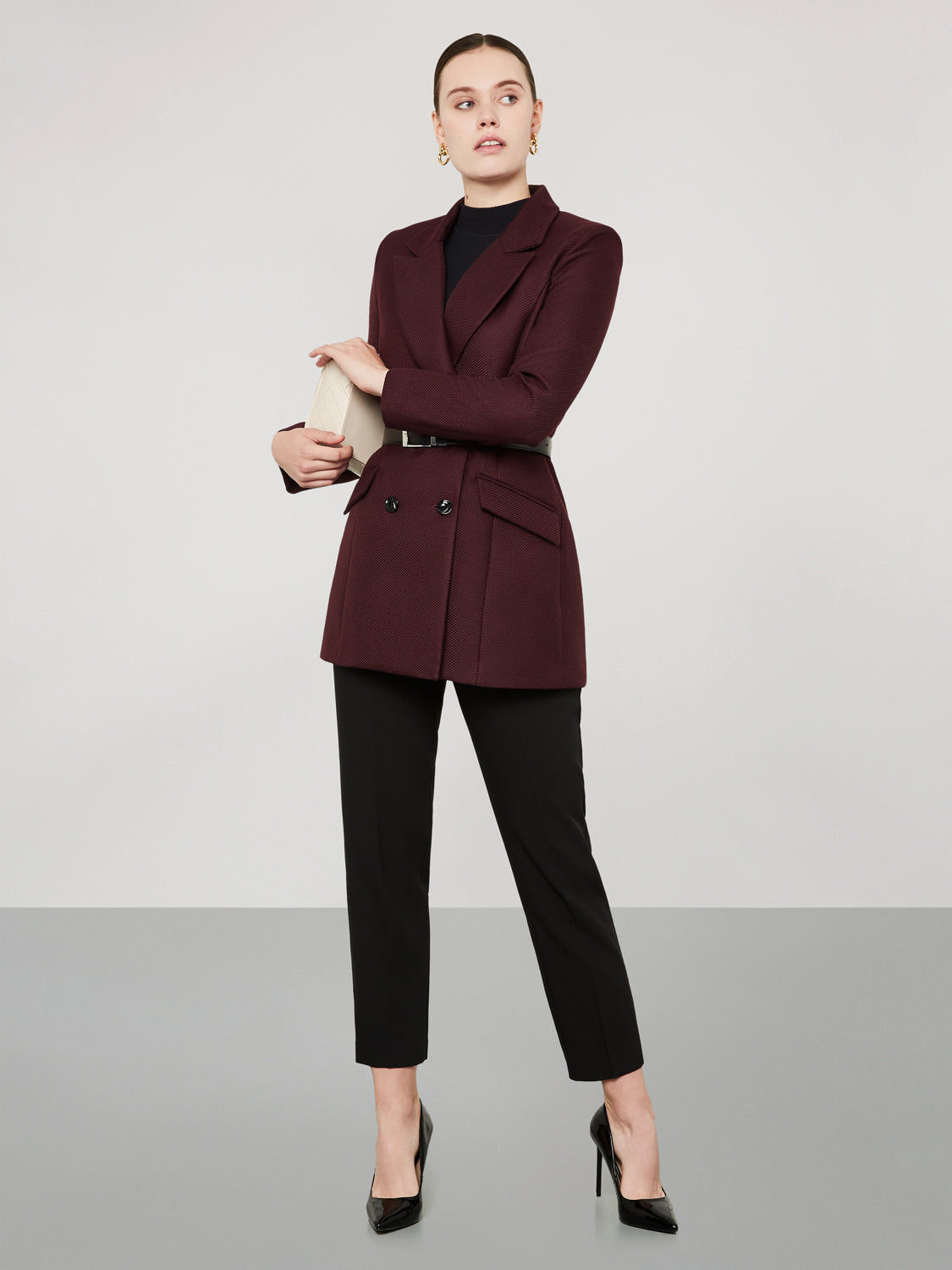 Burgundy Dress Jacket