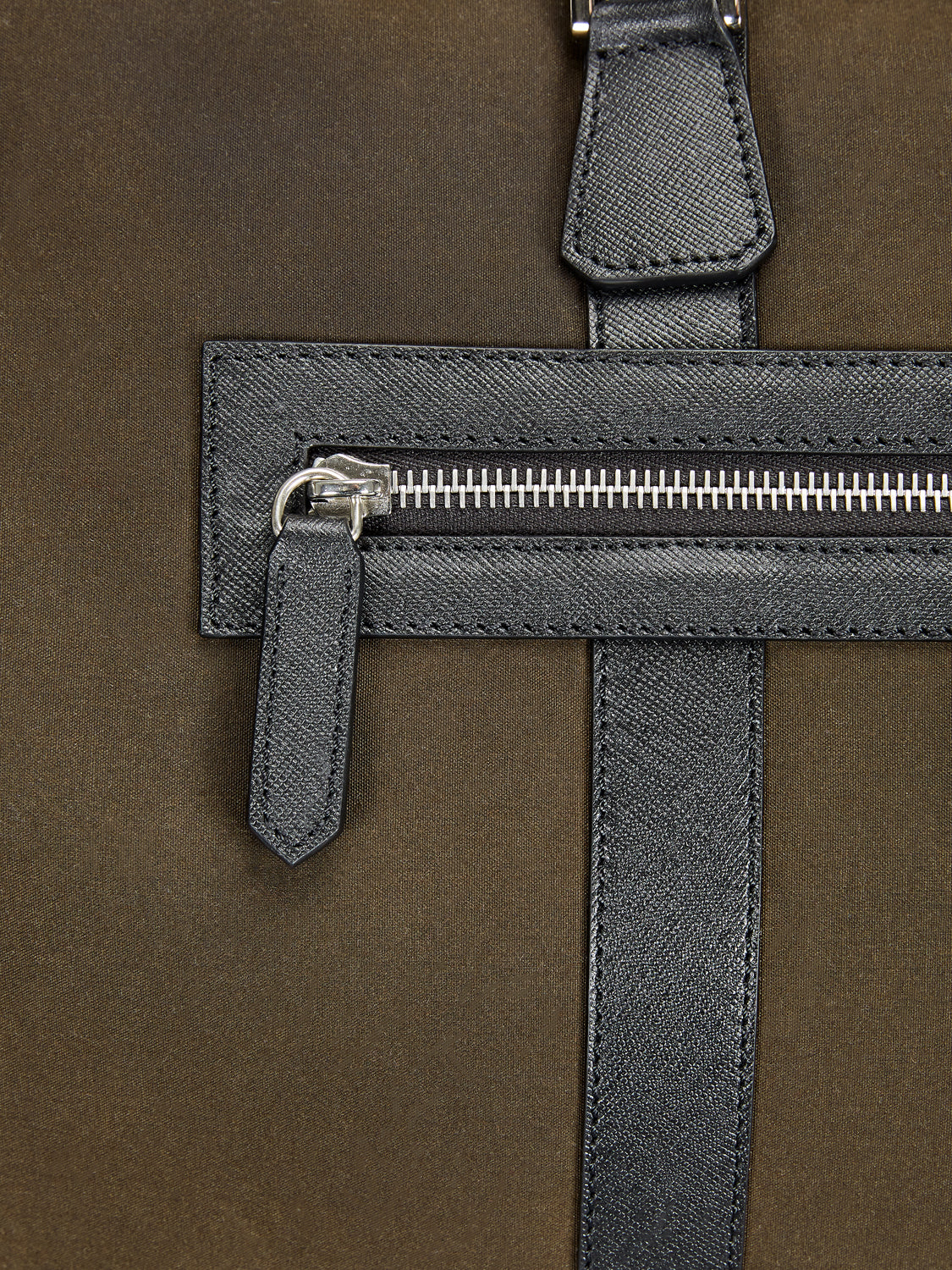 Green Waxed Holdall Bag