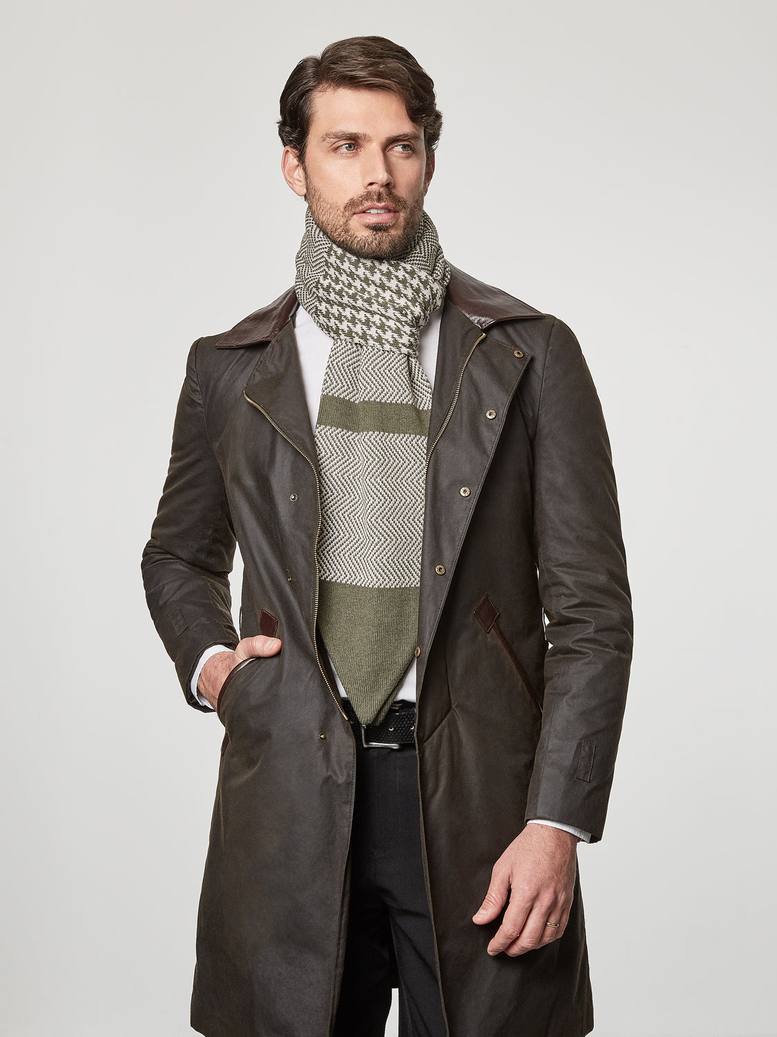 Country Green Scarf