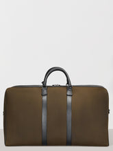 Green Waxed Holdall Bag