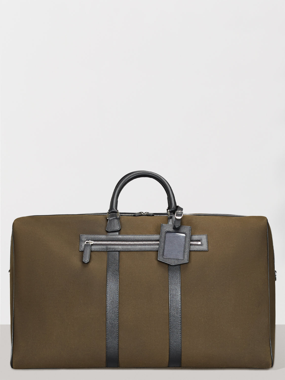 Green Waxed Holdall Bag