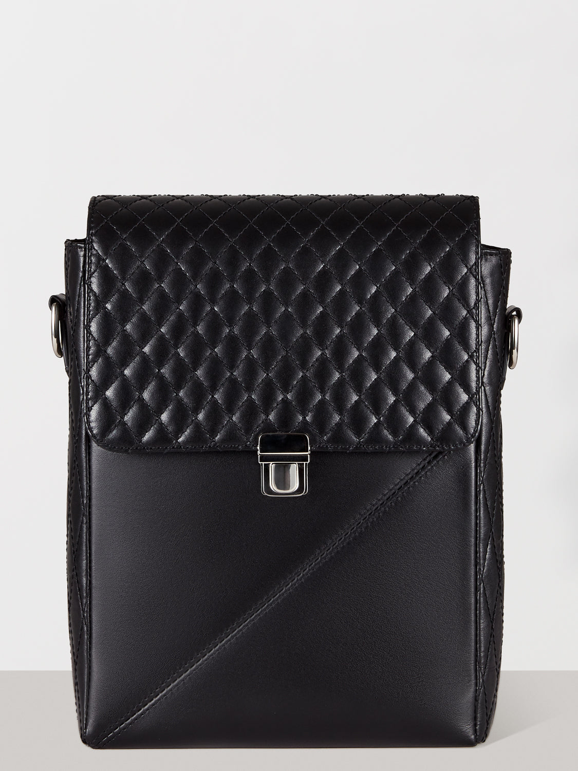 Quilted Messenger Bag