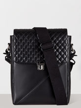 Quilted Messenger Bag