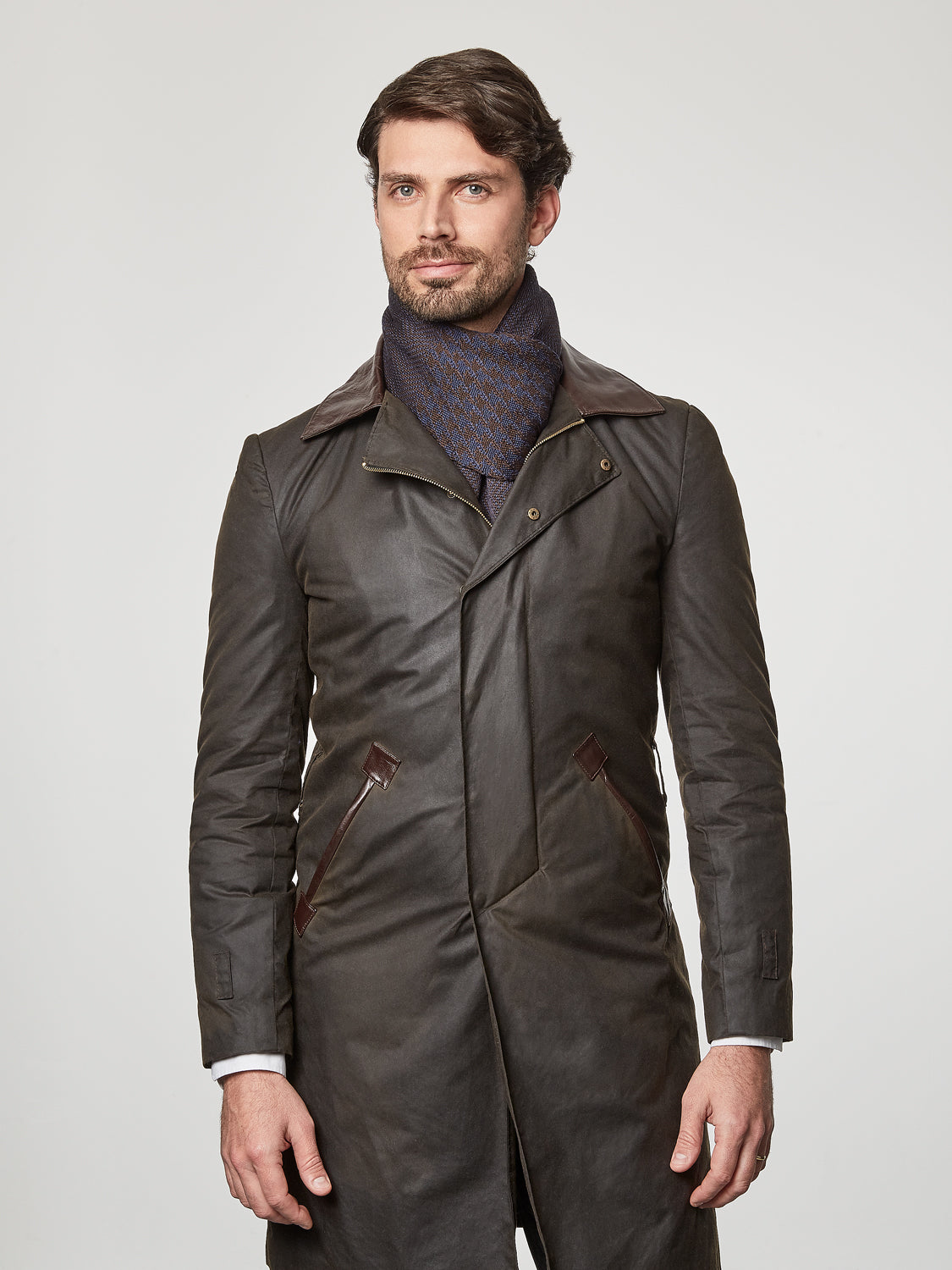 Autumn Navy Scarf