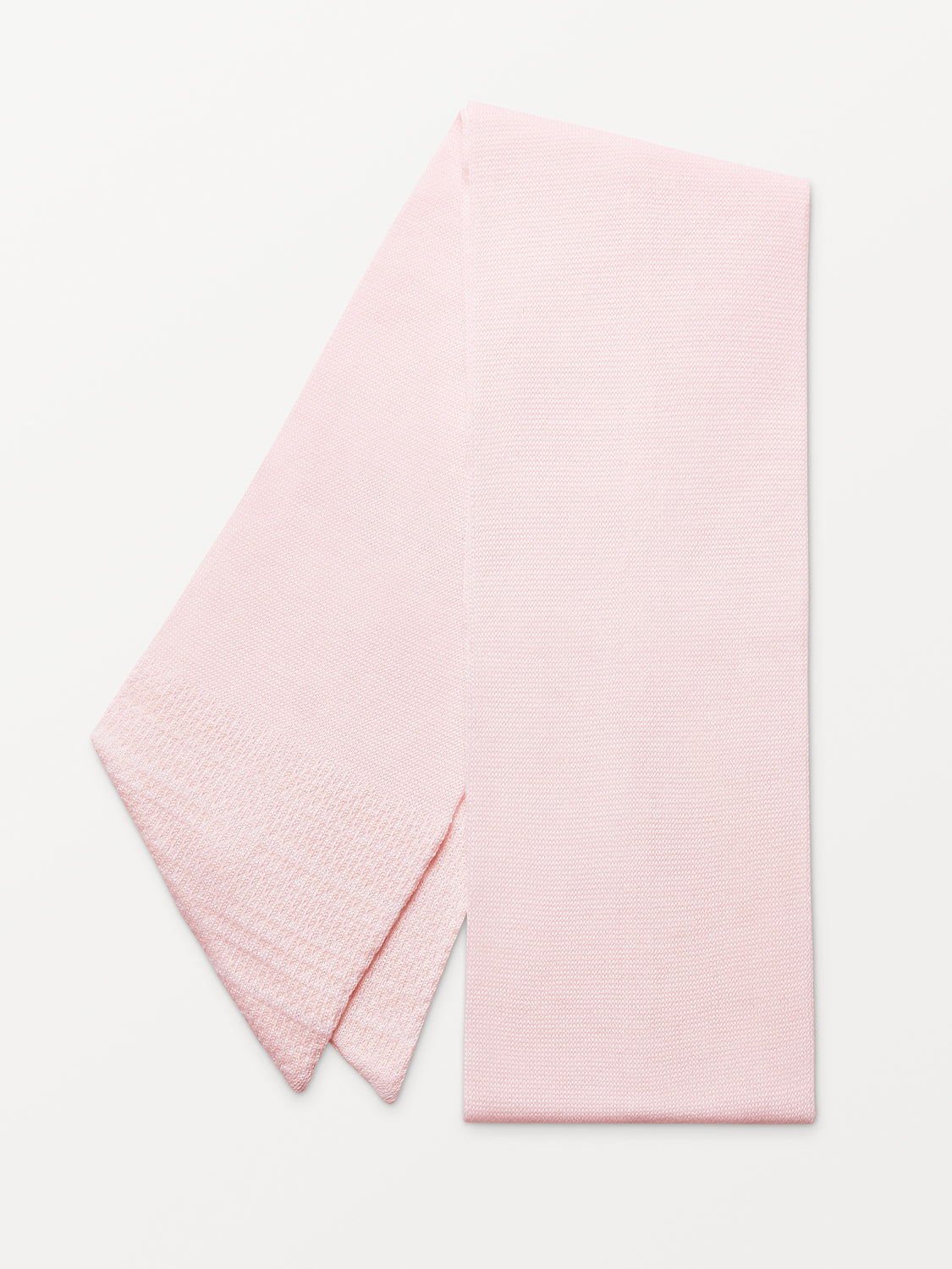 Pink Merino Slant Scarf