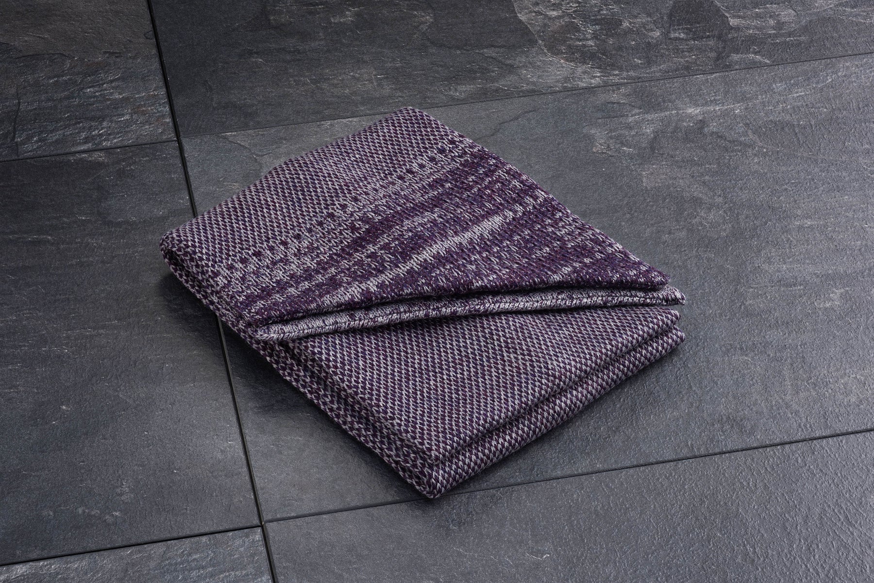 Purple Merino Scarf