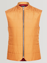 Quilted Gilet - Orange