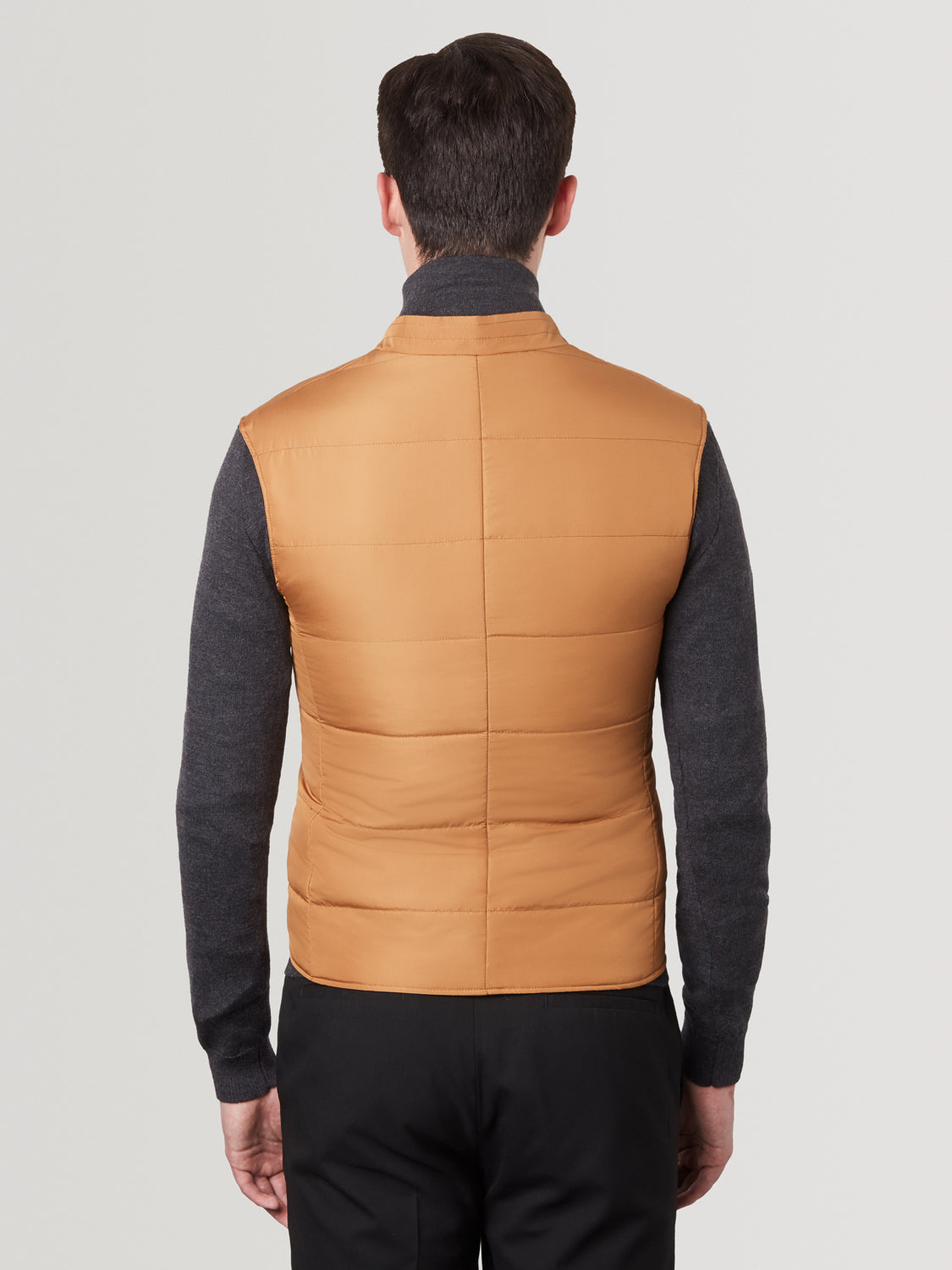 Quilted Gilet - Orange