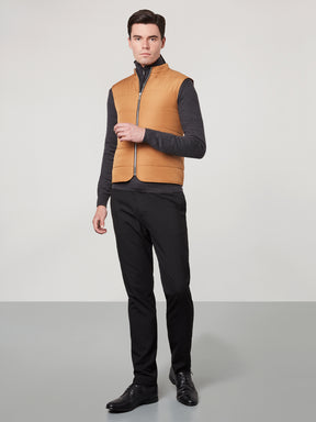 Quilted Gilet - Orange