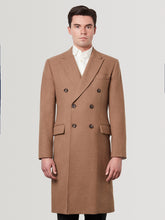 Double Breasted Coat - Brown