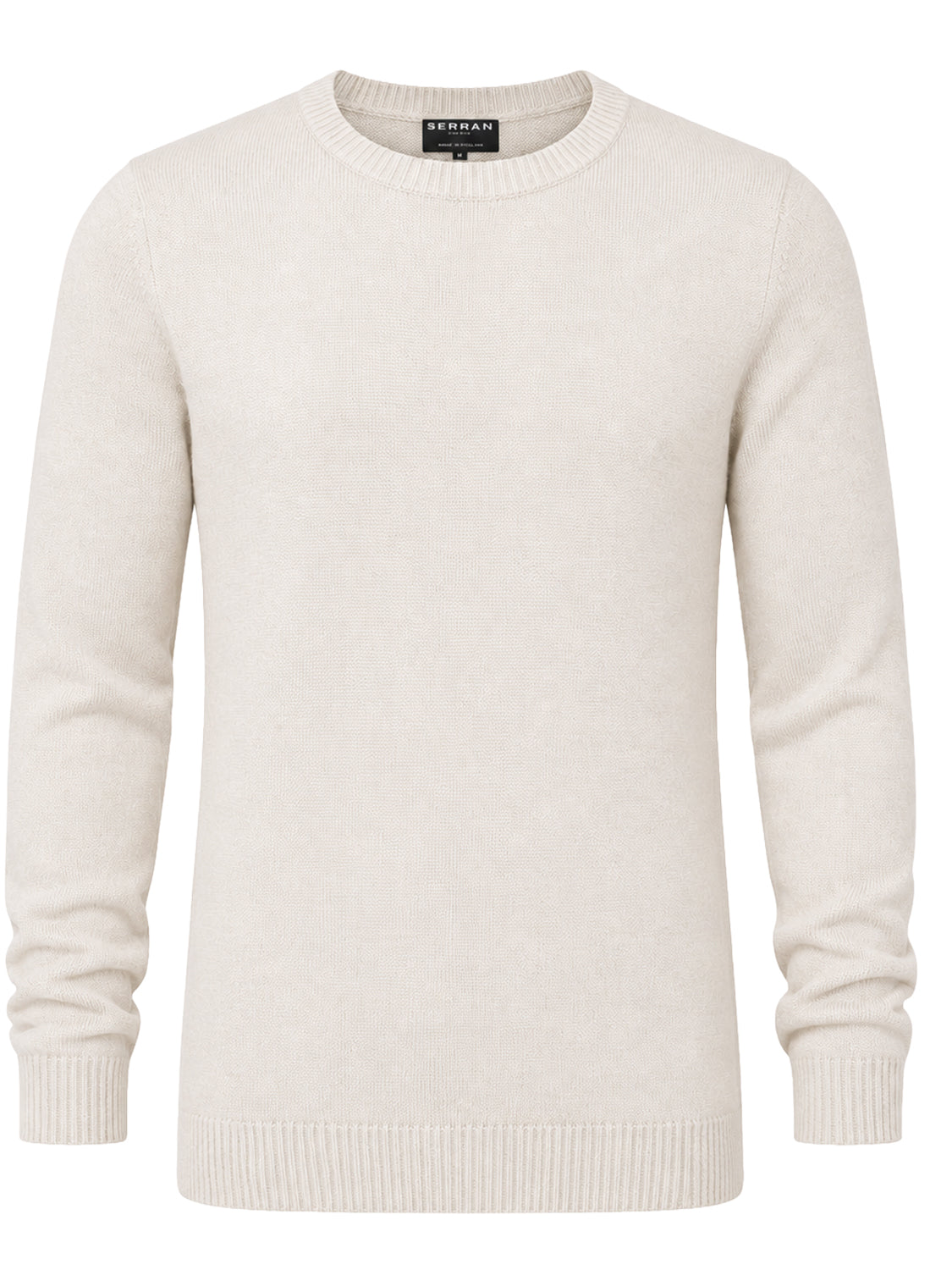 Crewneck Wool Jumper - Off White