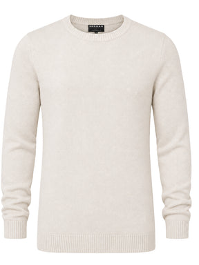 Crewneck Wool Jumper - Off White