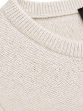 Crewneck Wool Jumper - Off White