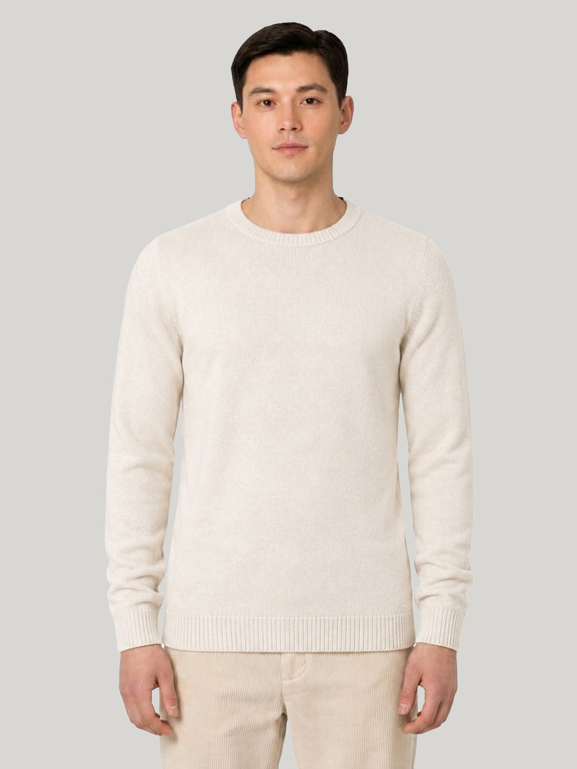 Crewneck Wool Jumper - Off White