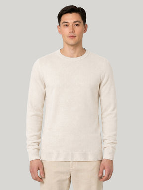 Crewneck Wool Jumper - Off White
