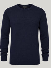 Crewneck Wool Jumper - Navy