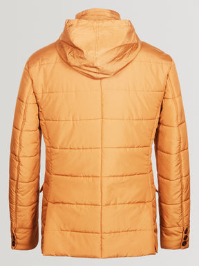 Puffer Suit Jacket - Mandarin