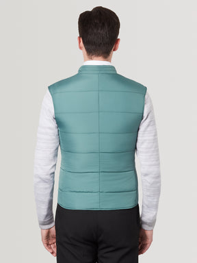 Quilted Gillet Green